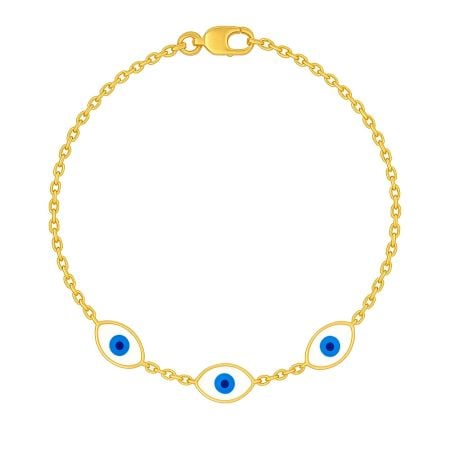 18K Gold Plated Classic Evil Eye Tennis Bracelet
